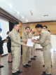 ร่วมพิธีมอบประกาศผลการเลือกตั้งและหนังสือแจ้งผลการเลือกตั้งนายกองค์การบริหารส่วนตำบล